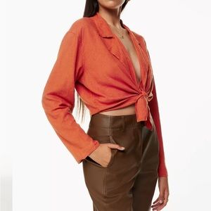 Aritzia - Aperitif Linen Top